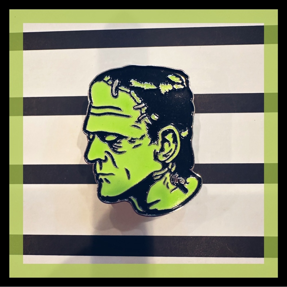 [ 3 FOR $20 ] LARGE FRANKENSTEIN ENAMEL PIN